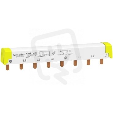 ACTI 9 propojovací lišta 4P 100A 8 modulů SCHNEIDER A9XPH408