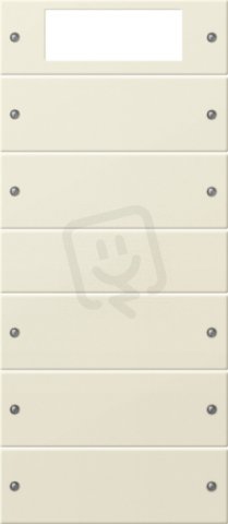 Kolébková sada 5x Plus System 55 krémově bílá (lak.) GIRA 219501