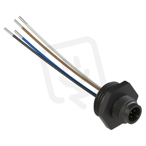 Konektor, 5 pólů, plast, M20x1,5/M12, vodiče 85 mm, nemontovaný PIZZATO VFCNP5MM