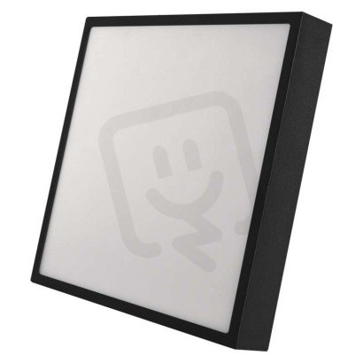 LED přisazené svítidlo NEXXO, čtvercové, černé, 28,5W, se změnou CCT EMOS ZM6353