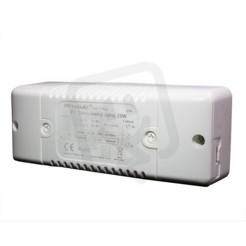 LED panel příslušenství-Zdroj s přijímačem 23W, RF, 4-zónový, bílý 4739222