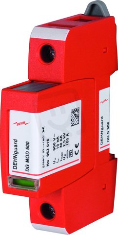 Svodič přepětí DEHNguard S 1-pólový, Uc 600V AC 952076