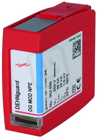 Svodič přepětí - ochranný modul s N-PE jiskřištěm pro DEHNguard M PV 952050