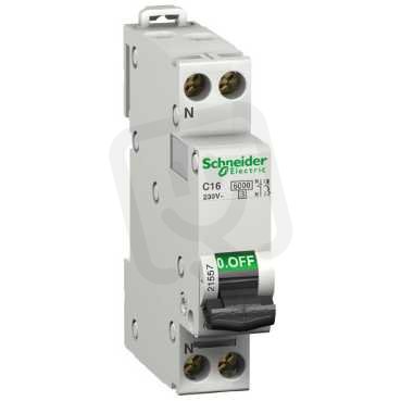 Schneider 21559 IDPNN MCB 1P-N 25A C 6000A 10KA 230V