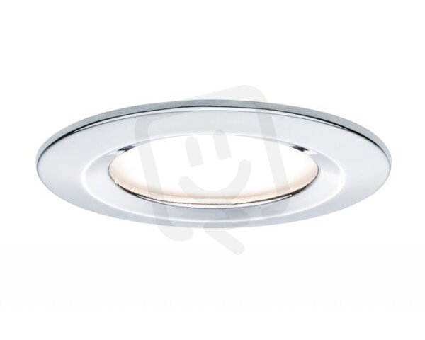 Zápustné svítidlo LED Coin Slim IP44 kulaté 6,8W chrom 3ks stmívatelné 93874