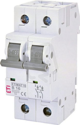 Jistič ETIMAT COLOUR 2p B16 10kA ETI 002100216