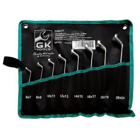 Sada očkových klíčů 6-22 mm 8 dílů chrom-obal GK TOOLS P16831/P