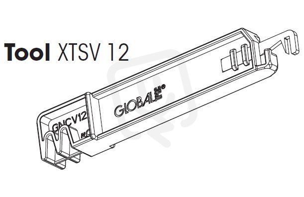 Nástroj na ohýbání vodičů NORDIC ALUMINIUM XTSV12