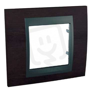 Unica Top Krycí rámeček jednonásobný, Wenge/Grafit SCHNEIDER MGU66.002.2M3