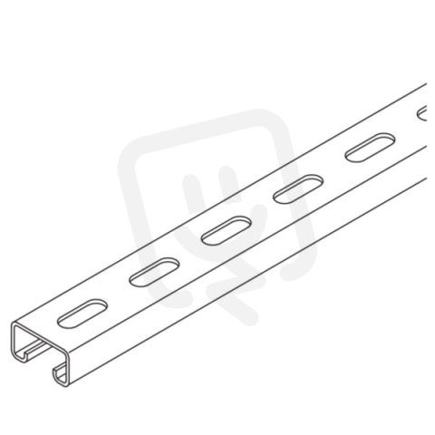 kovový profil 22x40 mm,L=0,5m PUK GROUP KHA 8-05F