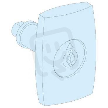 Schneider 08936 Dveřní západkový mechanismus se zámkem a 2 klíči č.405, IP55