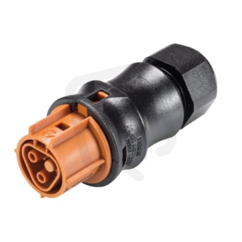 zásuvka na kabel gesis RST, 2-pól, průchodka 10-14mm, šroubové svorky, hnědá
