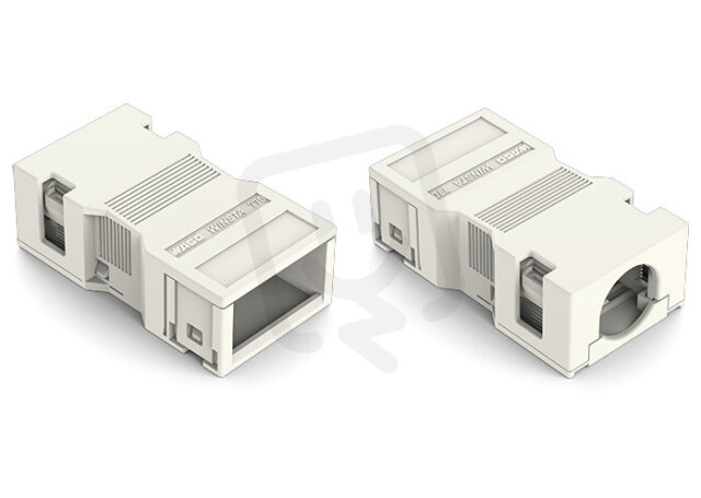 Pouzdra s odlehčením tahu 2pól. se zajišťovací sponou bílá WAGO 770-512/041-000