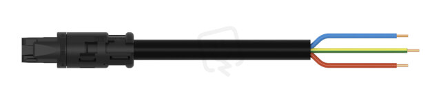 Konektor s připojovacím kabelem B2ca 3pól. WAGO 774-9293/117-801