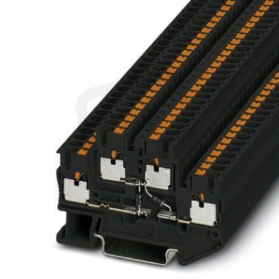 PTTB 2,5-2DIO/O-UL/O-UR BK Řadová svornice elektronického prvku 3211444