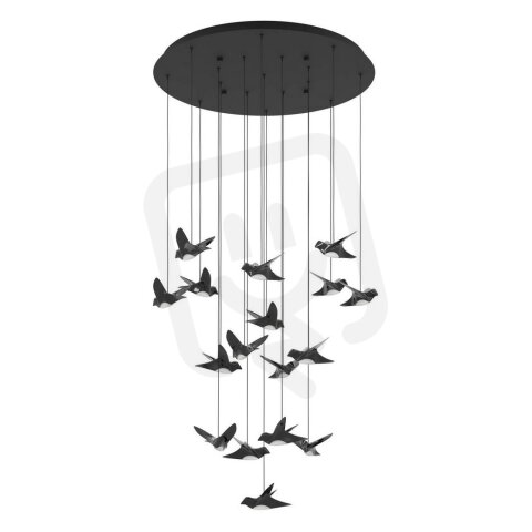 Závěsné svítidlo PARATEBUENO LED O780 SW N/N SAT. EGLO 390352