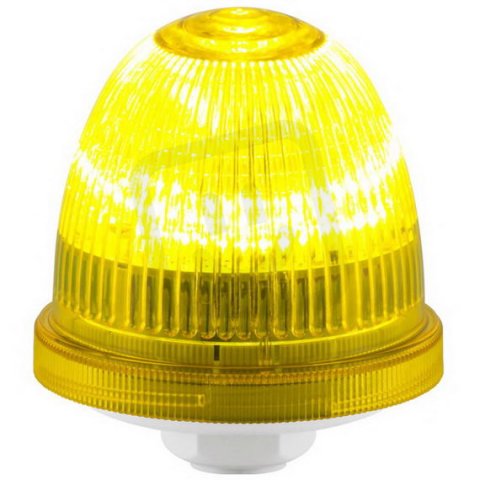 Svítidlo signální OVOLUX LED 90/240V AC IP66 1/2'' NPT žlutá světle šedá 38795