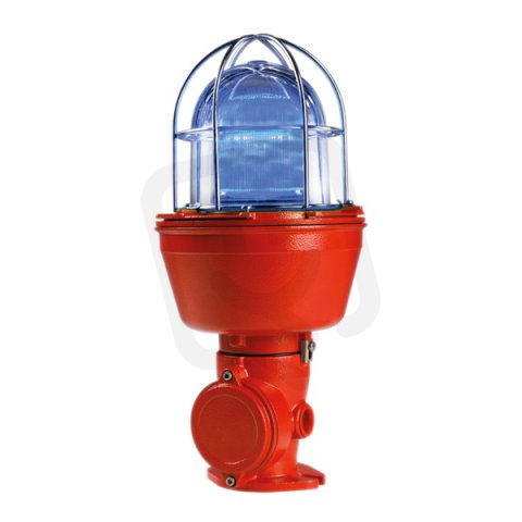 Maják LED EX 070 SLR S (ATEX EX-D) 12/24V, ACDC, IP66, modrá, červená 95001