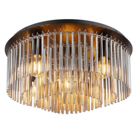 Stropní svítidlo GORLEY černá 5x60W E27 IP20 GLOBO 15698D1