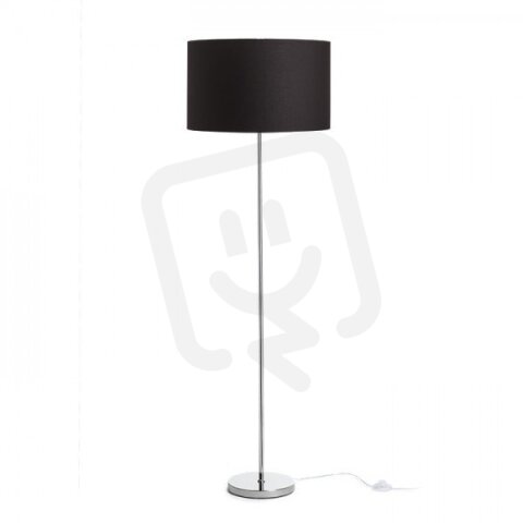 NYC/RON 40/25 stojanová Polycotton černá/chrom 230V E27 11W RENDL R14084