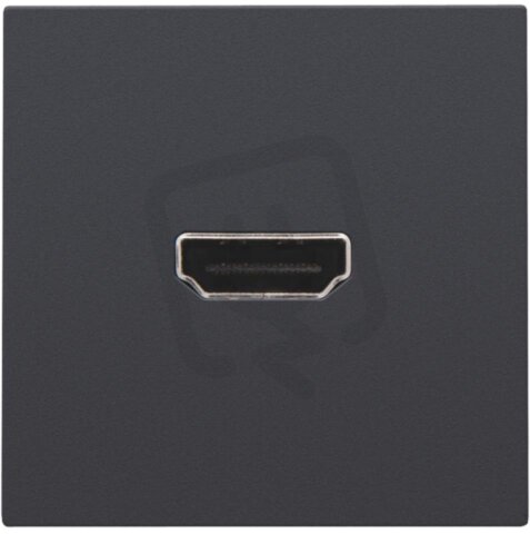 Zásuvka HDMI-HDMI ANTHR. NIKO 122-69417