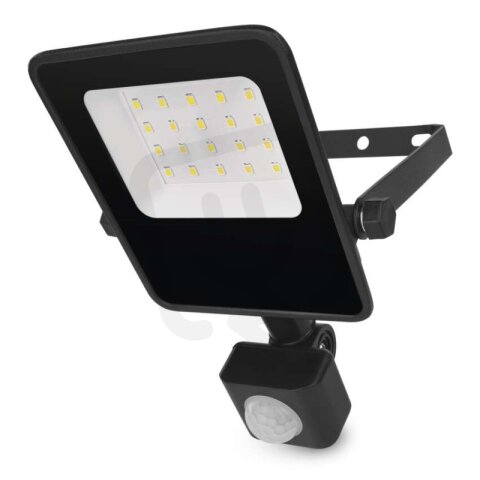 LED reflektor VISIO s pohybovým čidlem, 10 W, černý, neutrální bílá EMOS ZS2913