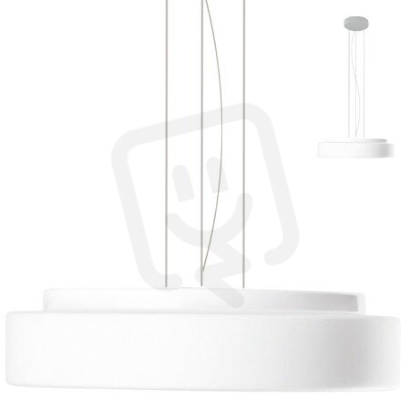 Závěsné svítidlo Disk Triplex 400 závěs IP20 šedá 2x60W IP20 E27 925114/54