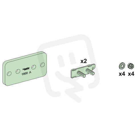 Spojka horizontálních přípojnic LGYE 1600A SCHNEIDER LVS04620