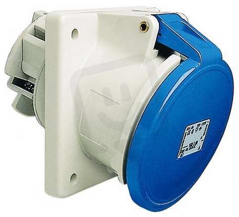 Walther 560304 Vestavná zásuvka 63A 3P 110V 4h IP44, šikmá