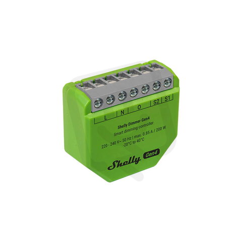 Stmívací modul SHELLY DIMMER GEN4 WiFi, Bluetooth, Zigbee, Matter