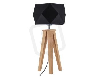 FINJA stol.lampa dřevo/dub,látka v. 51cm