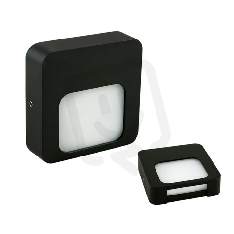 LED svítidlo Ursa S, 1,5W, 3000K, IP65, černá barva MCLED ML-517.005.19.0