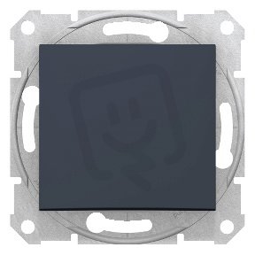 Sedna Přepínač křížový, řazení 7, Graphite SCHNEIDER SDN0500170