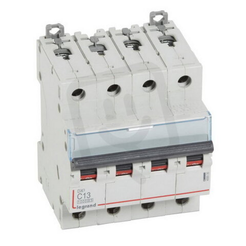 DX3 JISTIČ, 4 PÓLOVÝ, CHAR. C,13A 10000A/16KA LEGRAND 409335