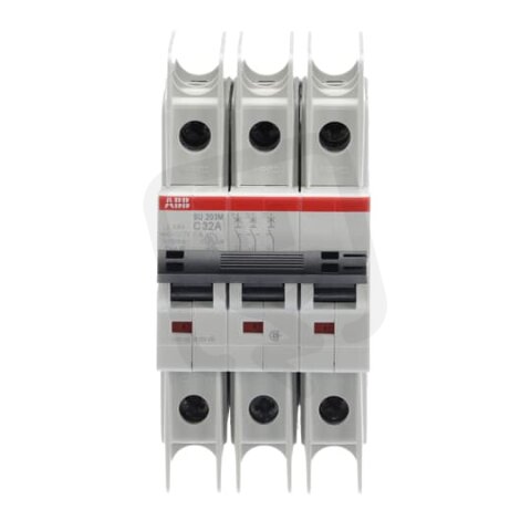 ABB SU203M-C32 jistič char. C 10kA 32A 3P  dle UL489 a CSA 22.2 No. 5