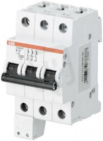 Jistič 3p S203MT-C10H10 drážní aplikace 10A char. C ABB 2CDV273006R0104
