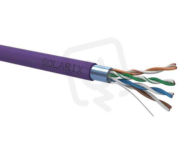 Instalační kabel CAT5E FTP LSOH Dca s1 d2 a1 305m/box SOLARIX 27655147