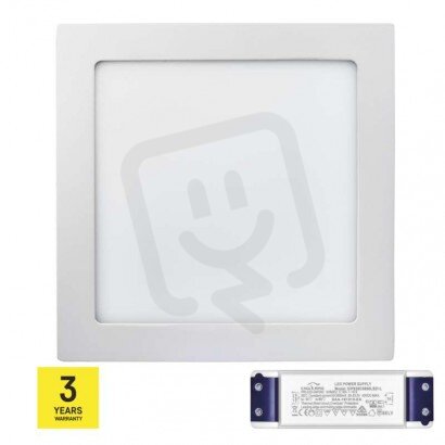 Set: LED PANEL PŘ.ČTV 18W IP20 WW B+tria