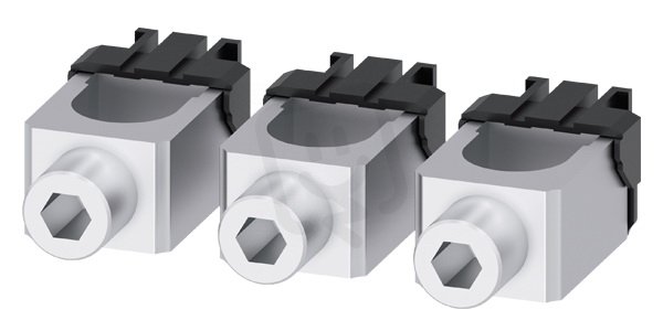 3VA9253-0JB12 Bloková svorka Cu/Al kabely 35 ÷ 185 mm2, 3 ks, pro 3VA12 do 250 A
