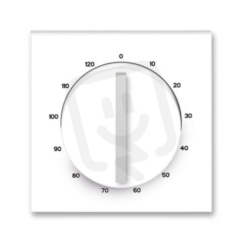 Kryt ovládače časového mechanického 3294M-A00160 01 bílá/ledová bílá Neo ABB