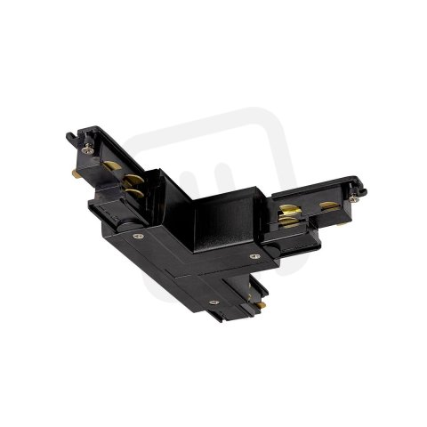 S-TRACK DALI T-spojka s možností napájení uzemnění vnitřní vlevo černá