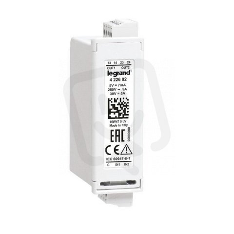 Legrand 422692 ATS MODUL 2OPTO-IS.VST., 2RELÉ