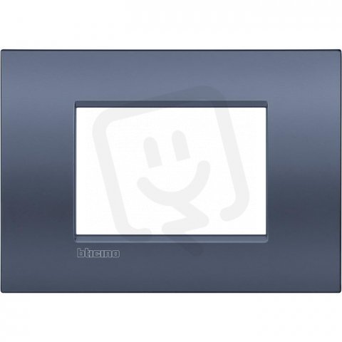 BTICINO LIVINGLIGHT RÁMEČEK AIR 3MODULOVÝ BLUE MOON LNC4803BM