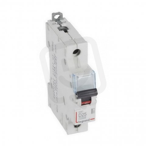 DX3 JISTIČ, 1 PÓLOVÝ, CHAR. D,25A 10000A/16KA LEGRAND 409434