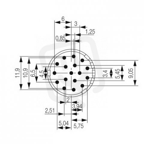 kontakt SAI-M23-BE-17-F-G WEIDMÜLLER 1224660000