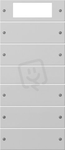Kolébková sada 5x Plus System 55 šedá m(lak.) GIRA 2195015
