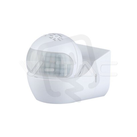 PIR Wall Sensor With Moving Head White, VT-8028 V-TAC SKU5088