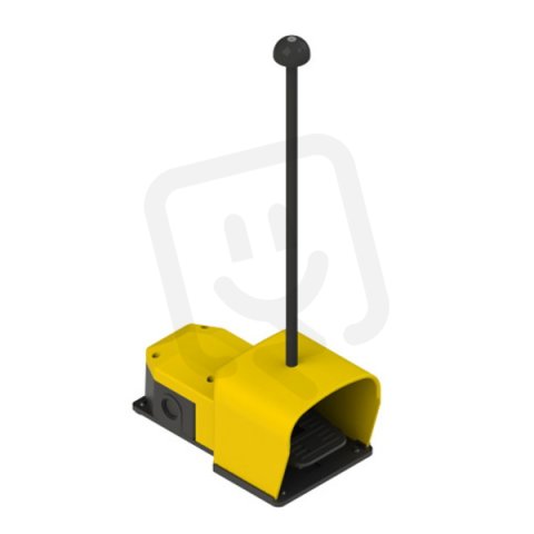 Nožní spínač PX10111A, žlutý, (1NO+1NC), IP65 s manipul. tyčí PX10111-A