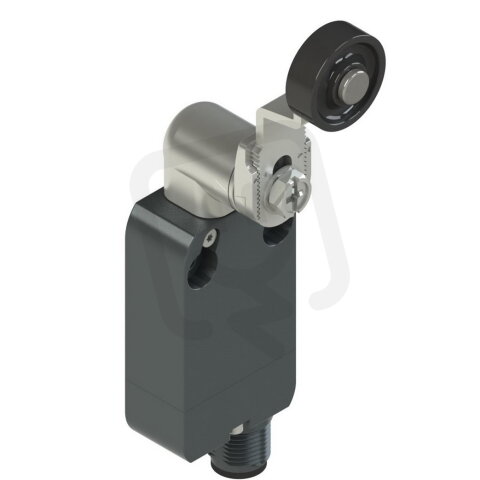 PIZZATO Koncový spínač, spodní konektor M12, 8 pólů, kovová rolna průměr 20 mm