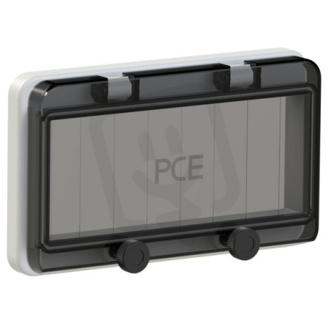 přístrojové okénko 8 mod., IP67 PCE 900608